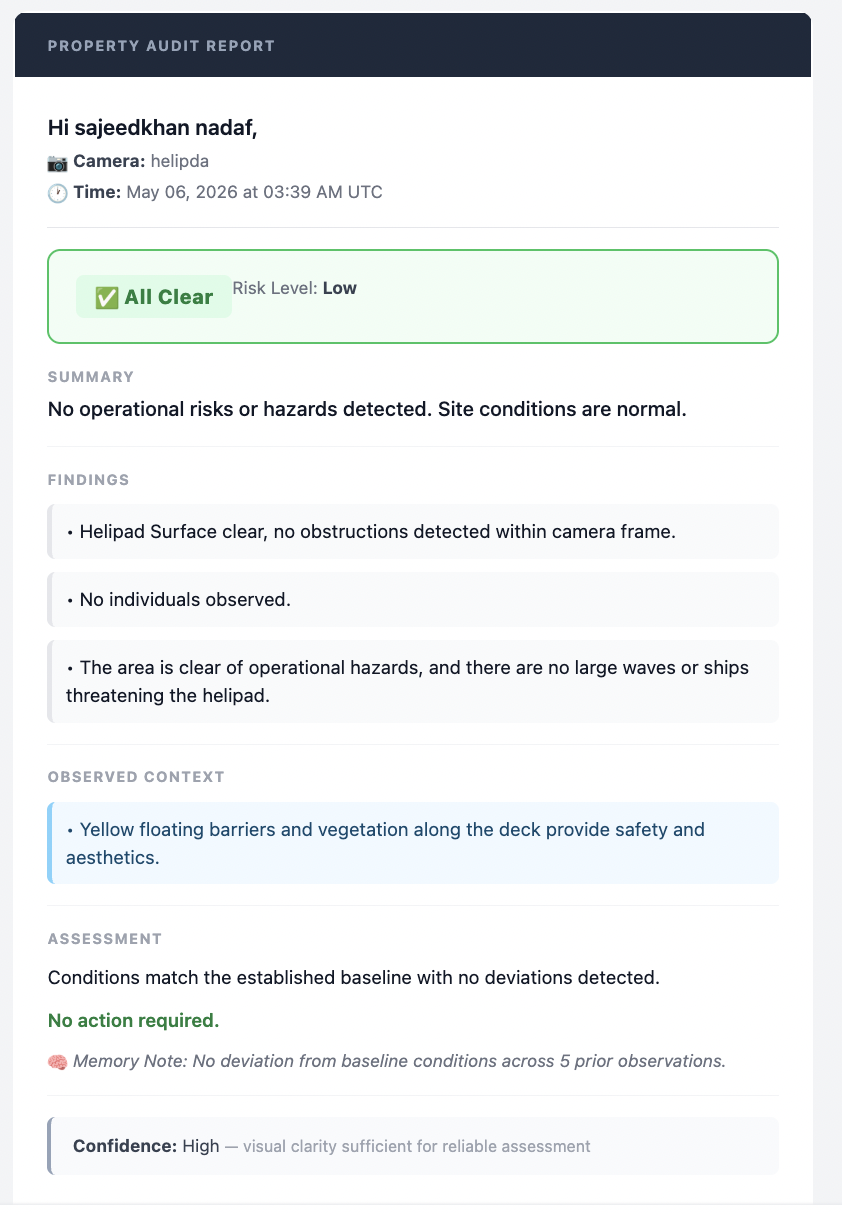 Structured Audit Result